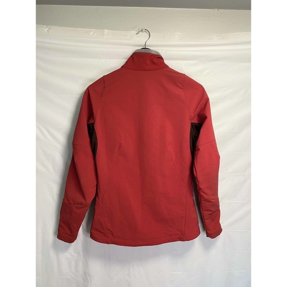 Patagonia Womens Softshell Guide Jacket Full Zip Pockets Red Brown Size XS - Picture 2 of 6